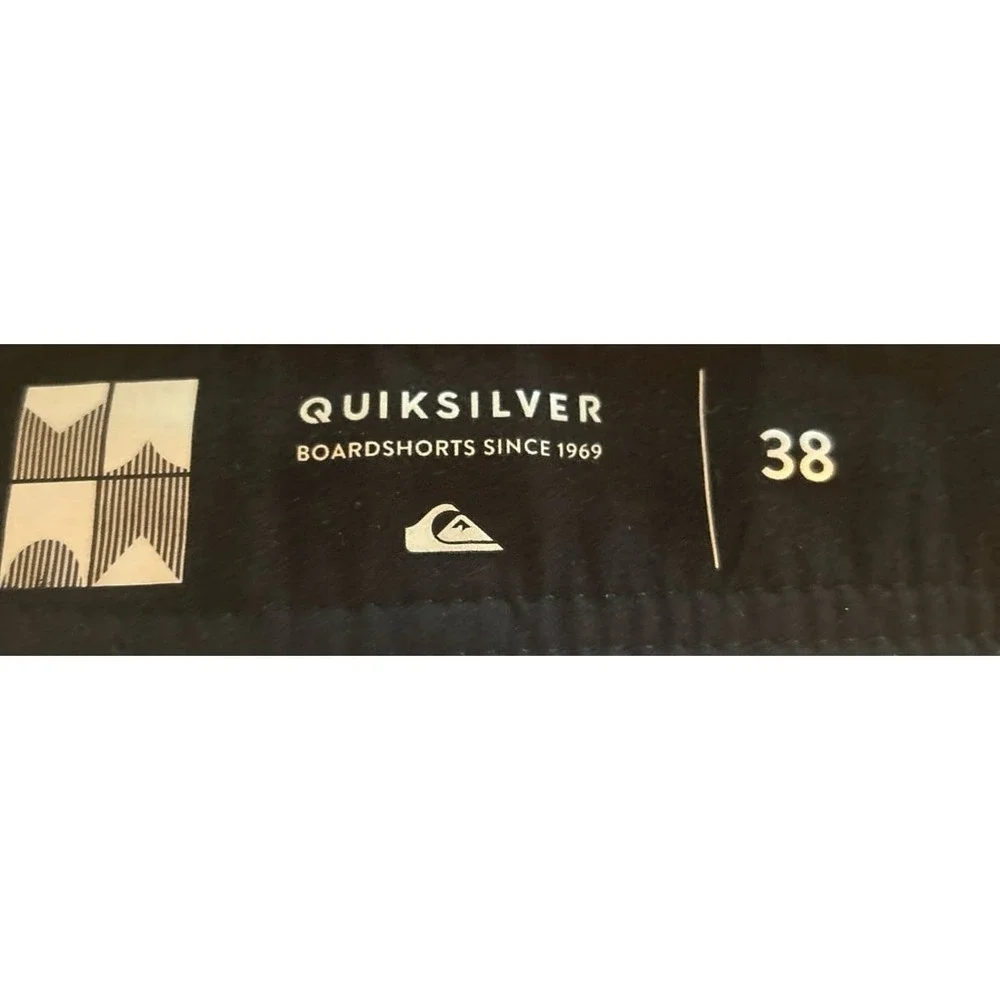 Quiksilver Highline series boardshorts all-over geometric pattern size‎ 38